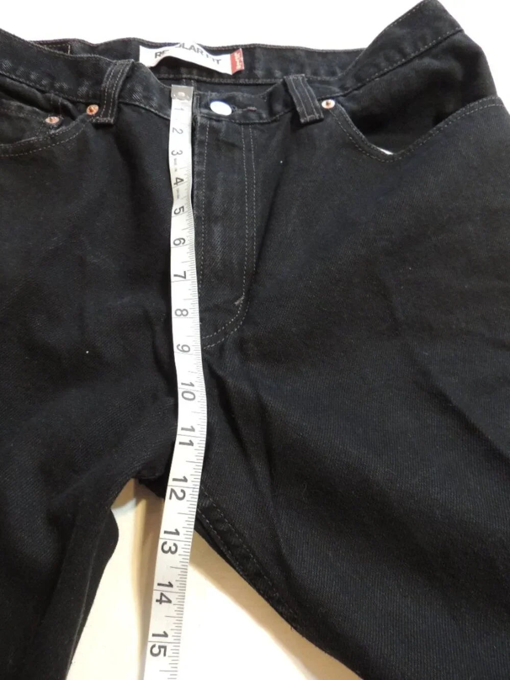 Levi 505 Jeans Y2K Men 34x32 Black Pockets Outdoor Travel Vintage Denim Jeans